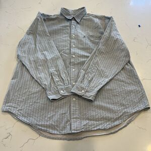 Vintage Ralph Lauren Polo Jeans Co. Men’s Striped Button Down Shirt Size 1X Tall
